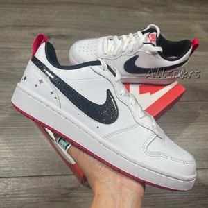 Nike Court Low GS White Pink Grey